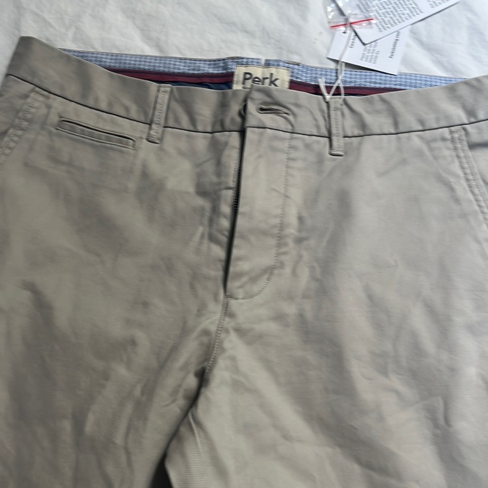 Men’s Kaki pants 34x32 slim fit stretch NWT